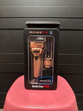 BaBylissPRO FXONE ROSEFX Double Foil Shaver with Interchangeable Battery (FX79FS